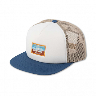 Casquette VOLCOM Mile Marker Trucker Blanc & Bleu